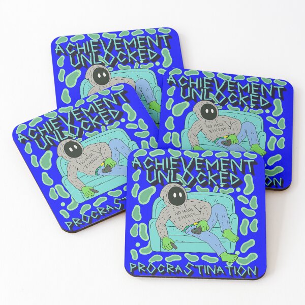 Item preview, Achievement Unlocked – Procrastination Ghost designed and sold by The-Mut3d-Ghost.