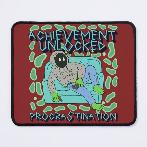 Item preview, Achievement Unlocked – Procrastination Ghost designed and sold by The-Mut3d-Ghost.
