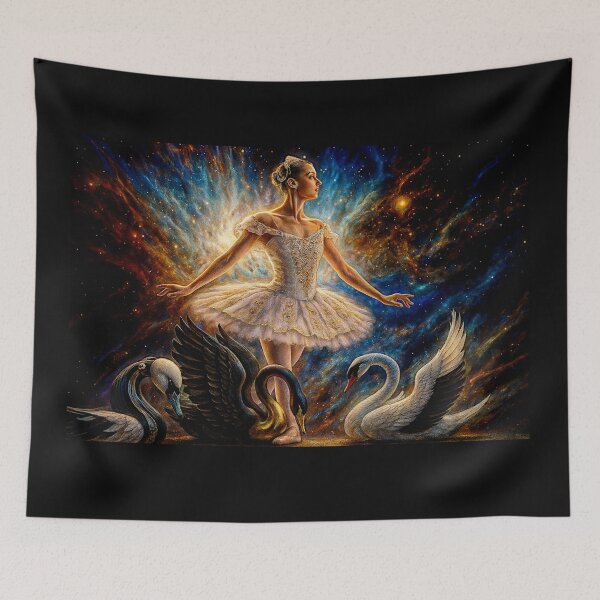 Item preview, The space,  dance, dancer and Swans designed and sold by Helios Be. Lavsh.