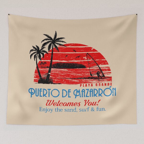 Item preview, Red Sun Puerto de Mazarrón designed and sold by mzrn-souvenirs.