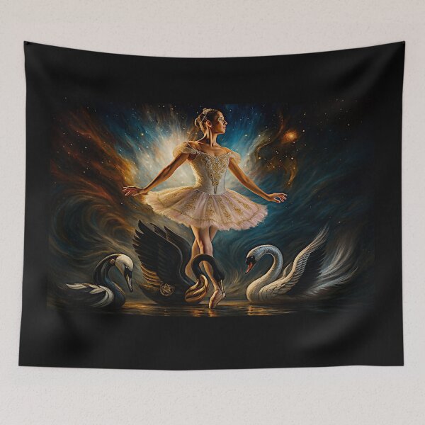 Item preview, The space,  dance, dancer and Swans #1 designed and sold by Helios Be. Lavsh.