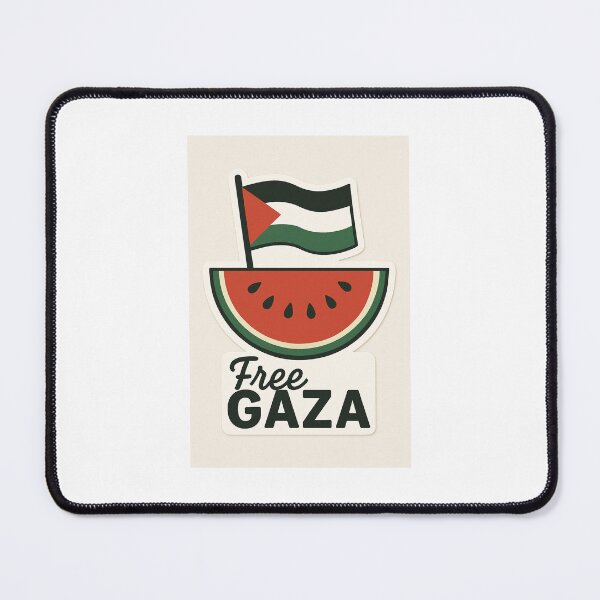 Item preview, FREE GAZA flag & watermelon  designed and sold by Margarita LA.
