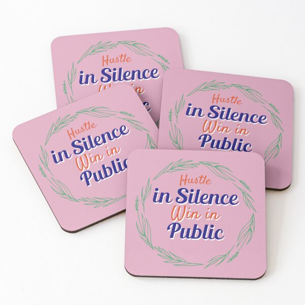 Item preview, Hustle in Silence Win in Public designed and sold by GrevaldiCouture.
