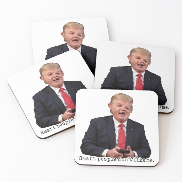 Item preview, Sloth Trump Smart People Don't Like Me designed and sold by Metro Bionic.