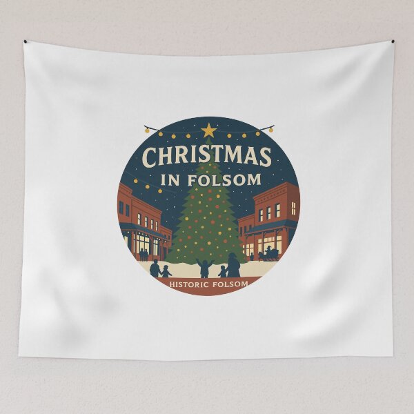 Item preview, Christmas in Folsom Vector Graphic Version designed and sold by DeBenedetto Digital Designs.