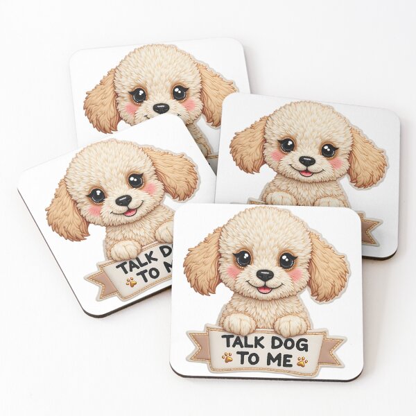 Item preview, Talk Dog To Me Cute Poodle Puppy Funny Dog Lover Gift Design designed and sold by ArtDesignTp.