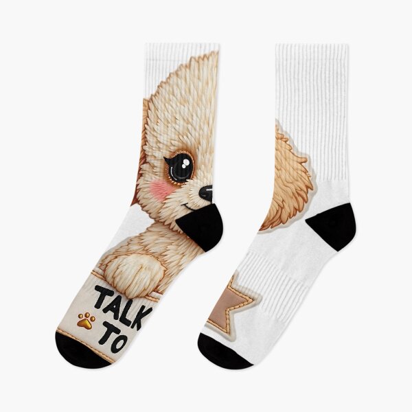 Item preview, Talk Dog To Me Cute Poodle Puppy Funny Dog Lover Gift Design designed and sold by ArtDesignTp.