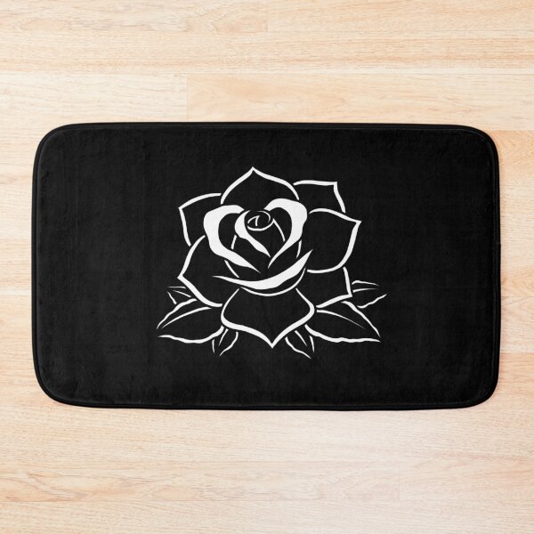 Item preview, Traditional Tattoo Blackwork Rose 1 designed and sold by Night Sky Art.