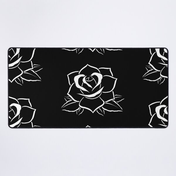 Item preview, Traditional Tattoo Blackwork Rose 1 designed and sold by Night Sky Art.