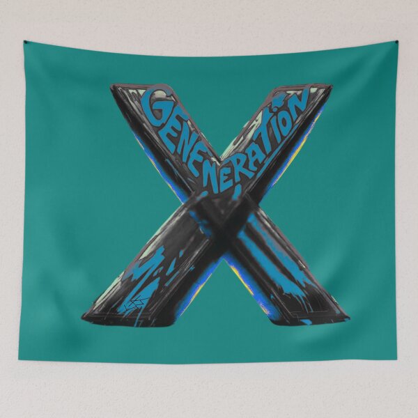 Item preview, Generation X Graffiti Blue designed and sold by Short Circuit Studio.