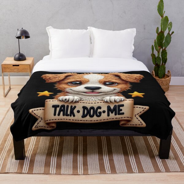 Item preview, Talk Dog To Me Cute Puppy Funny Dog Lover Gift Design designed and sold by ArtDesignTp.