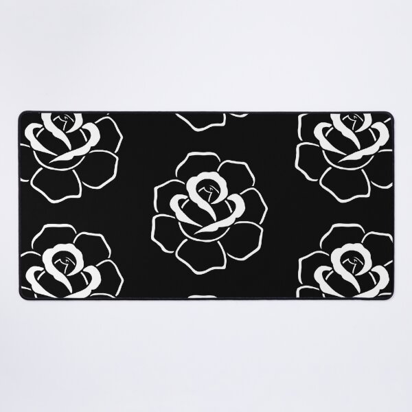 Item preview, Traditional Tattoo Blackwork Rose 2 designed and sold by Night Sky Art.