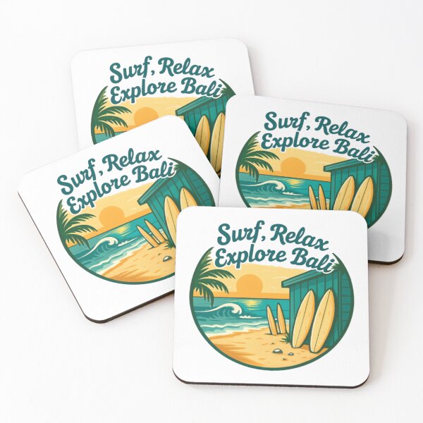 Item preview, Surf, relax and explore Bali designed and sold by JonysCreativeDesigns.