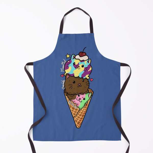 Item preview, 3 Favorite Ice Cream Scoops Kitties designed and sold by SPufferART.