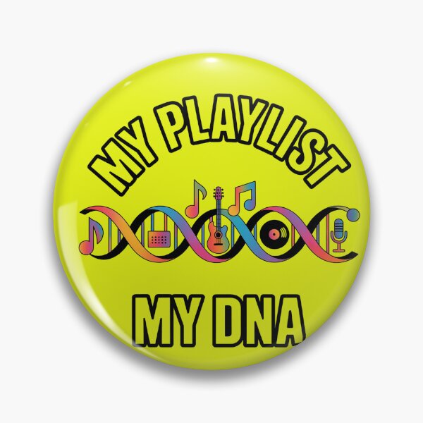 Item preview, My Playlist My DNA – Colorful Music Design designed and sold by HolisticFurArt.