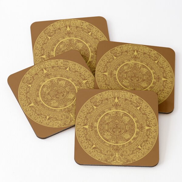 Item preview, Aztec Calendar - Chocolate Gold designed and sold by deusrex007.