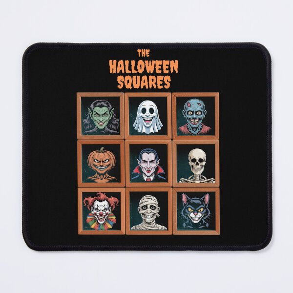 Item preview, The Halloween Squares – Spooky TV Parody designed and sold by Snark Town Tees.