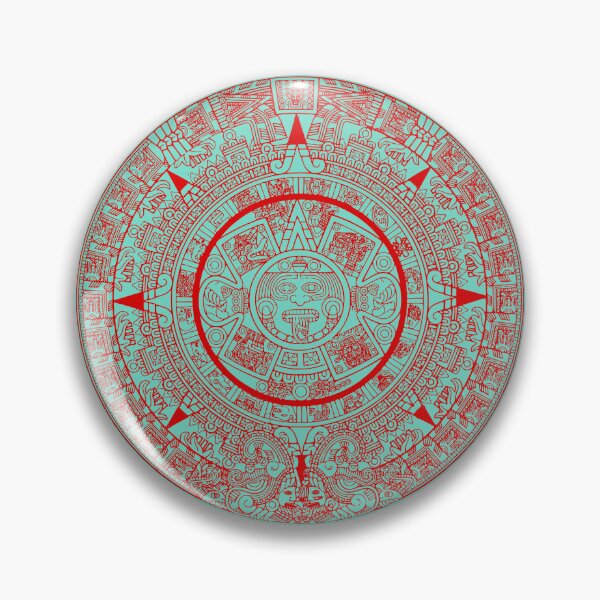 Item preview, Aztec Calendar - Turquoise designed and sold by deusrex007.