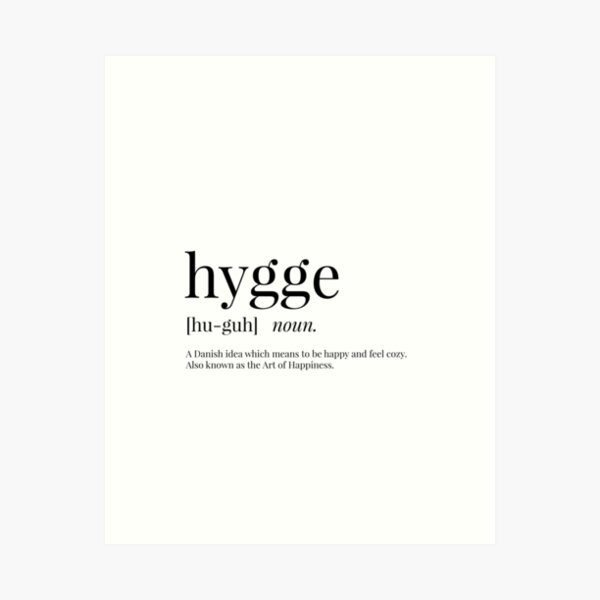 Item preview, Hygge Definition designed and sold by Defining Prints.