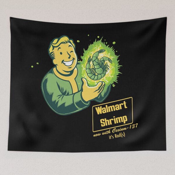 Item preview, Radioactive Shrimp - Black designed and sold by Ursus Ink.