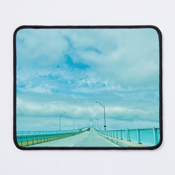 Item preview, Scenic Coastal Bridge Road Trip – Blue Sky and Cloudy Horizon designed and sold by NAJ2023.