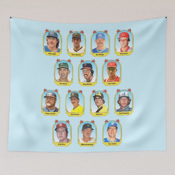 Item preview, Nerdiest Players in Baseball History designed and sold by ourkid.