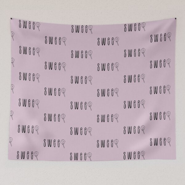 Item preview, Sweet Text Design with Lollipop – Cute Candy Typography designed and sold by Furkan Al-Gburi.