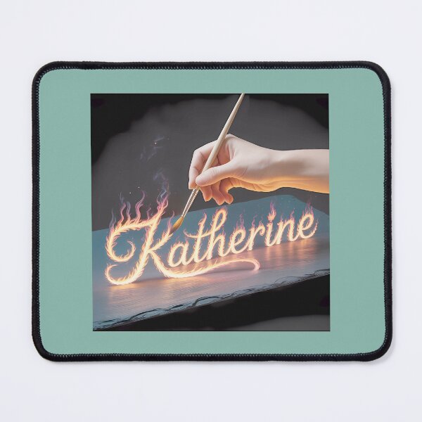 Item preview, Katherine Fiery Name Art designed and sold by JoseldShopus.