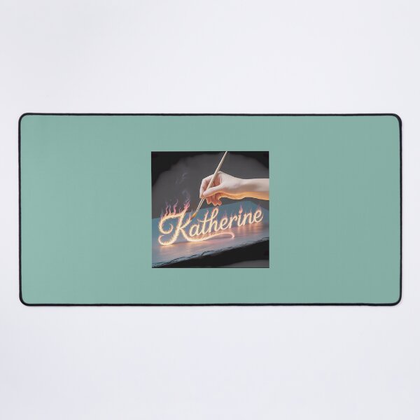 Item preview, Katherine Fiery Name Art designed and sold by JoseldShopus.