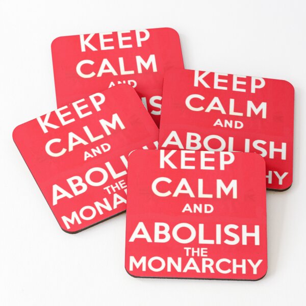 Item preview, Keep Calm and Abolish the Monarchy - Not My King Parody Design designed and sold by DonDoodle.