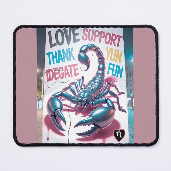 Item preview, Scorpion Graffiti Mural  Love Support Thank Yun Fun designed and sold by JoseldShopus.