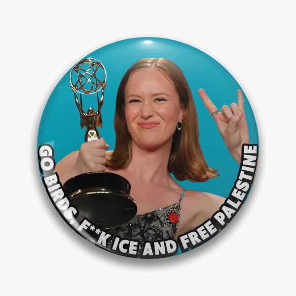 Item preview, Hannah Einbinder, Go Birds, F— ICE and Free Palestine, Emmy Winner, Hacks designed and sold by matchakpop.
