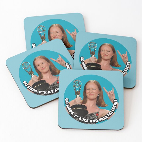 Item preview, Hannah Einbinder, Go Birds, F— ICE and Free Palestine, Emmy Winner, Hacks designed and sold by matchakpop.
