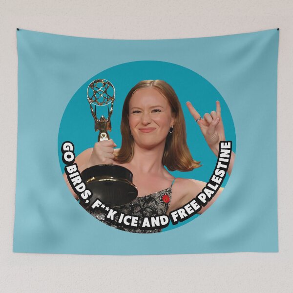 Item preview, Hannah Einbinder, Go Birds, F— ICE and Free Palestine, Emmy Winner, Hacks designed and sold by matchakpop.