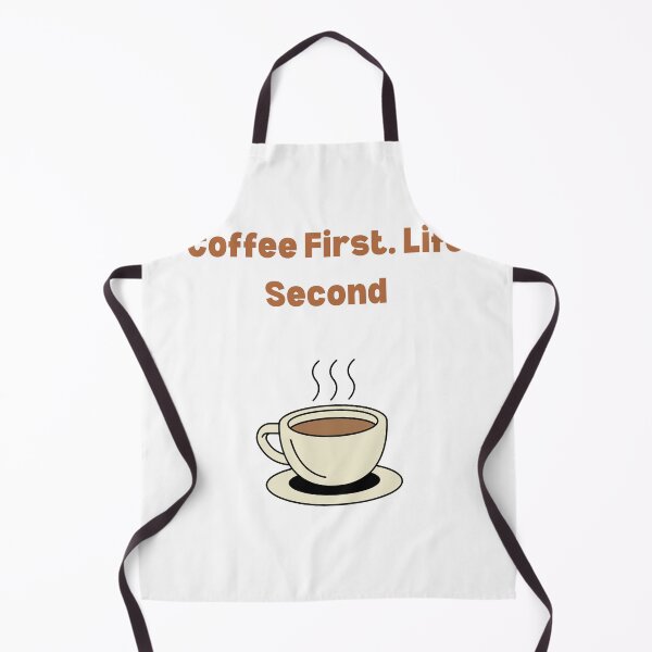 Item preview, Coffee First Life Second Funny Shirt designed and sold by Casual Chaos Co..