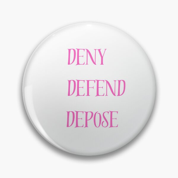 Item preview, Deny Defend Depose Pink designed and sold by Uniiverseciity.