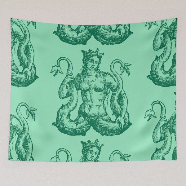 Item preview, Melusina Mermaid - Seafoam Green designed and sold by deusrex007.