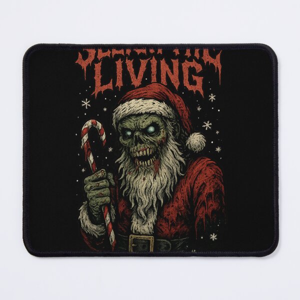 Item preview, Sleigh the Living: Zombie Santa Horror Christmas Art designed and sold by Sonic Nova Studios.