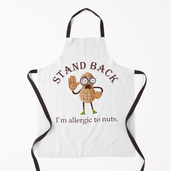 Item preview, Allergic to Nuts Cute Peanut designed and sold by RowanGraphics.