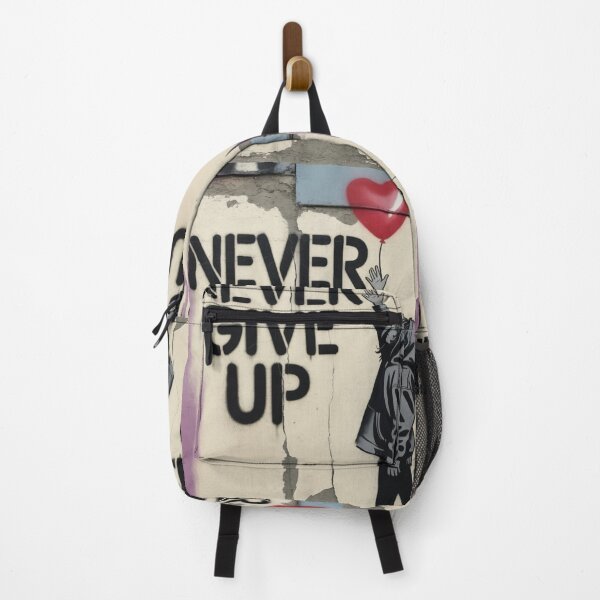 Item preview, Banksy never give up vintage designed and sold by martin max.