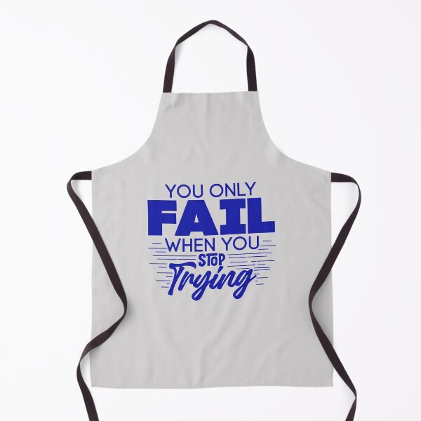 Item preview, You Only Fail When You Stop Trying | Motivational Quote | Inspirational Mindset & Positive Encouragement Art designed and sold by Hope & Light Designs.