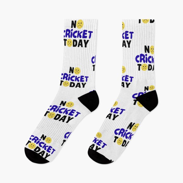 Item preview, funny No Cricket Today quote funny Cricket fan, sad emoji designed and sold by LuxeGraphix.