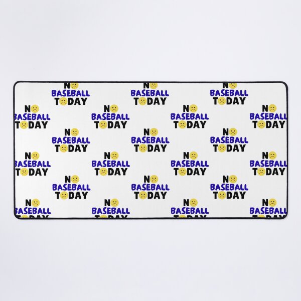 Item preview, funny No baseball Today quote funny baseball player, unhappy emoji designed and sold by LuxeGraphix.