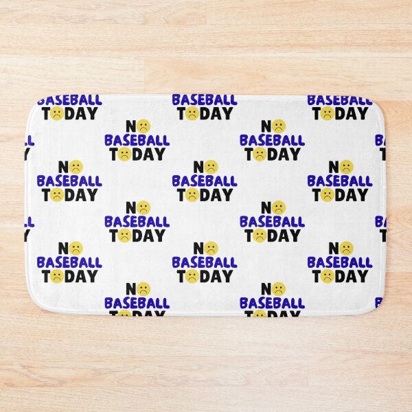 Item preview, funny No baseball Today quote funny baseball player, unhappy emoji designed and sold by LuxeGraphix.