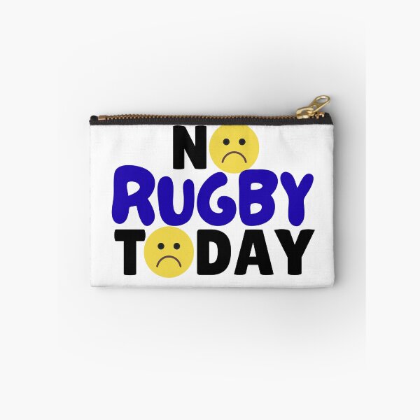 Item preview, funny No rugby Today saying humor rugby player, upset emoji designed and sold by LuxeGraphix.