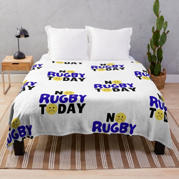 Item preview, funny No rugby Today saying humor rugby player, upset emoji designed and sold by LuxeGraphix.