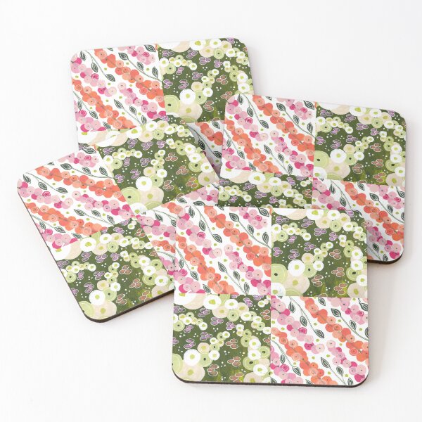 Item preview, Hollyhocks Combo designed and sold by MindyTimmArtist.