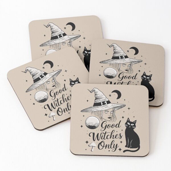 Item preview, Good Witches Only, Black cat and crystal balls designed and sold by FocusChillax.