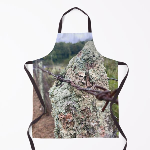 Item preview, Lichen Fencepost with Rustic Barbwire designed and sold by Kandoart.