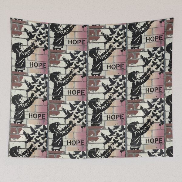 Item preview, Banksy girl hope vintage designed and sold by martin max.